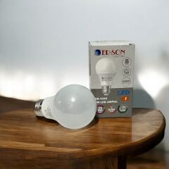 Edson 8 Watt 6500K Beyaz Işık E27 Duylu Led Ampul