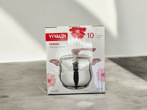 Vivaldi Düdüklü Tencere 10 Litre 304 Çelik Sağlam Emniyetli