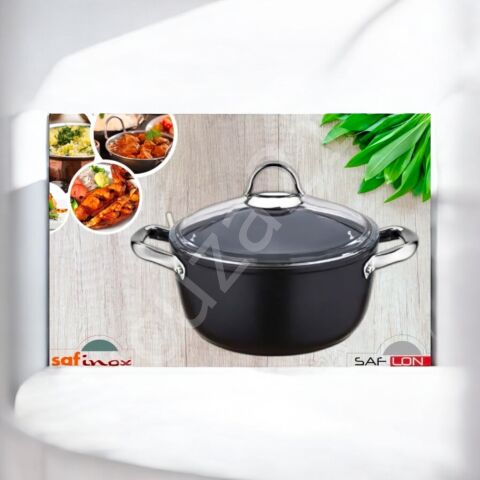 SAFLON Sf8632tt Titanium 32 Cm Basık Tencere 6.50 Litre