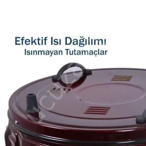 Uğur Çift Tepsili Fırın-tepsileri Emaya Fırın-çift Tepsili Yuvarlak Davul Fırın